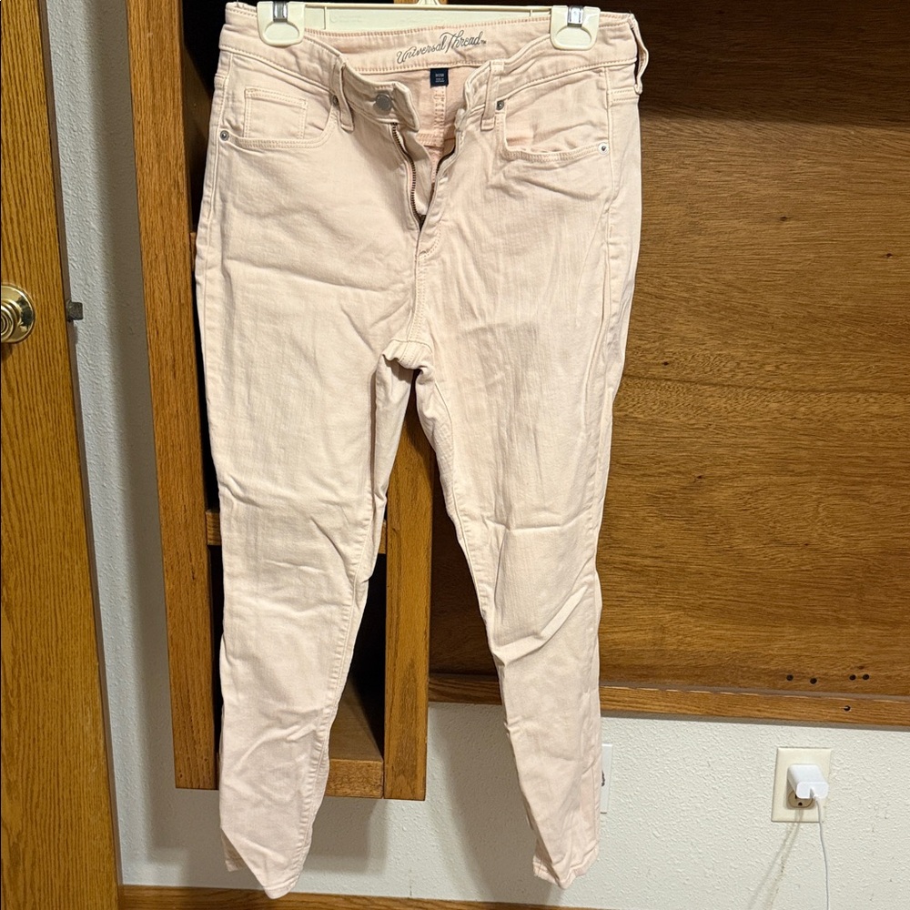 Universal Thread Women's Light Pink Skinny Jeans
